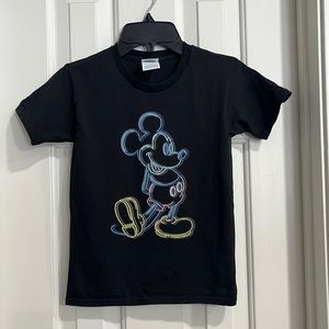 Neon Mickey Mouse shirt size small/7